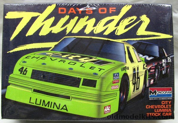 Monogram 1/24 Days of Thunder City Chevrolet Lumina Stock Car, 2917 plastic model kit